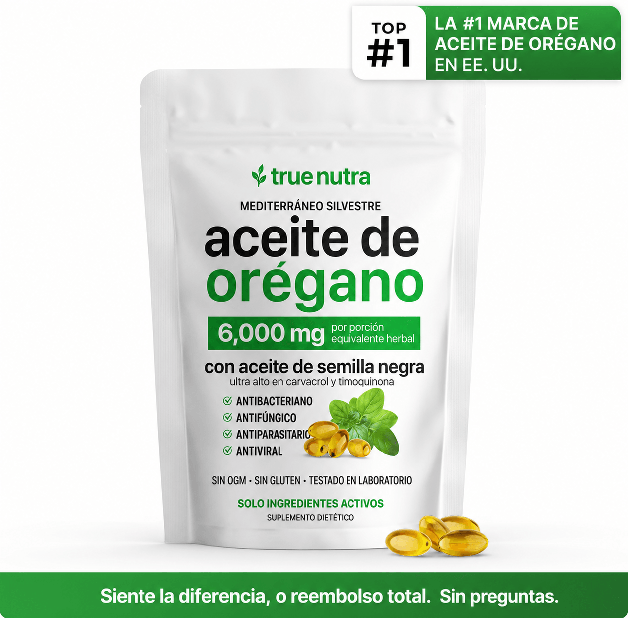Aceite de Orégano (60 cápsulas)