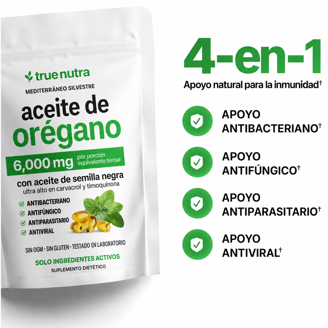 Aceite de Orégano (60 cápsulas)